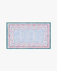 Wendy Animal Border Blue & Pink Rug by Humberto Leon