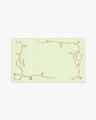 M&E Charms Pale Green Rug by Humberto Leon