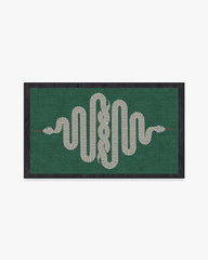Venom Emerald Rug by Jonathan Adler