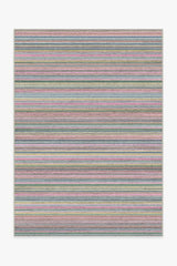 Multi Stripe Polychrome Rug