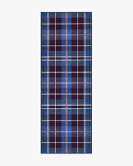 Josa Plaid Burgundy & Blue Rug by Humberto Leon