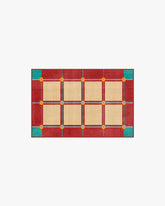 This House Is a Home Brick Red Rug by Dan Pelosi