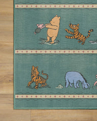 Time With Friends Teal Rug