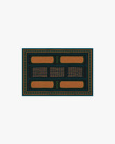 Nerissa Teal & Gold Rug by Architectural Digest