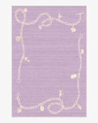 M&E Charms Lilac Rug by Humberto Leon
