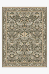 Strawberry Thief Stone Gold Rug by Morris & Co.