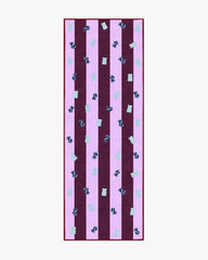 Todd Stripe Gummy Pink & Burgundy Rug by Humberto Leon