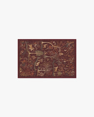 Wilder Burgundy Multicolor Rug