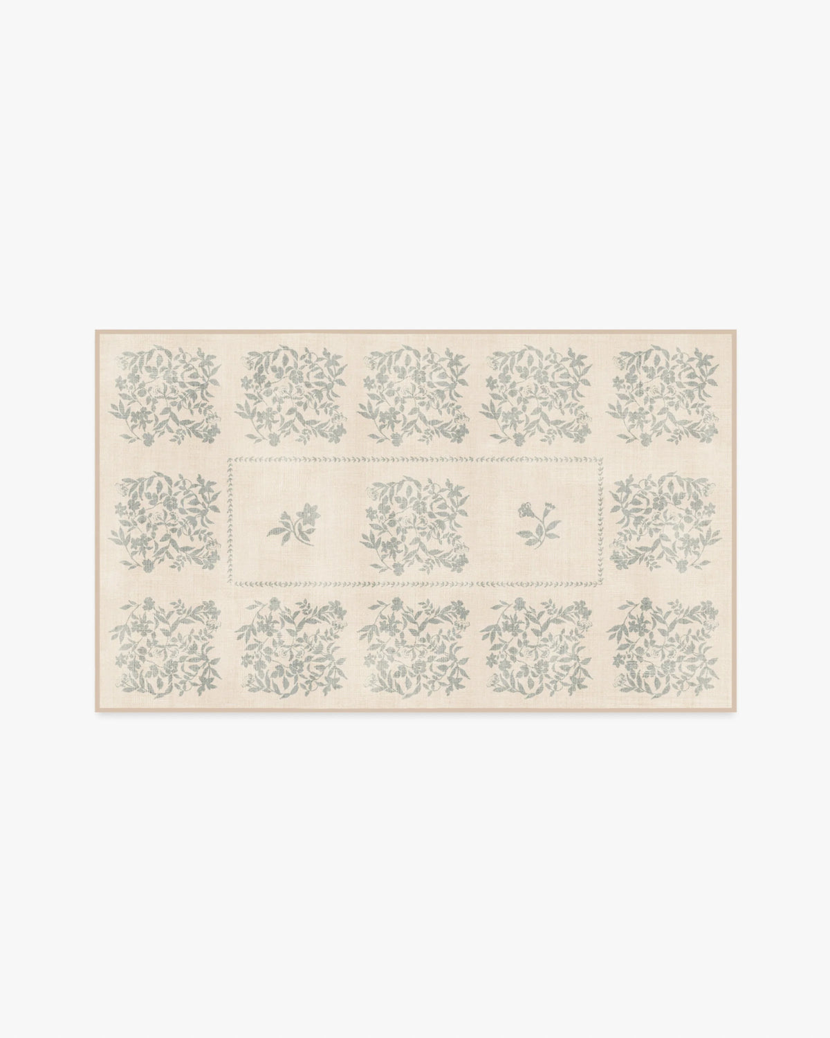 Iona Cream & Sage Green Rug
