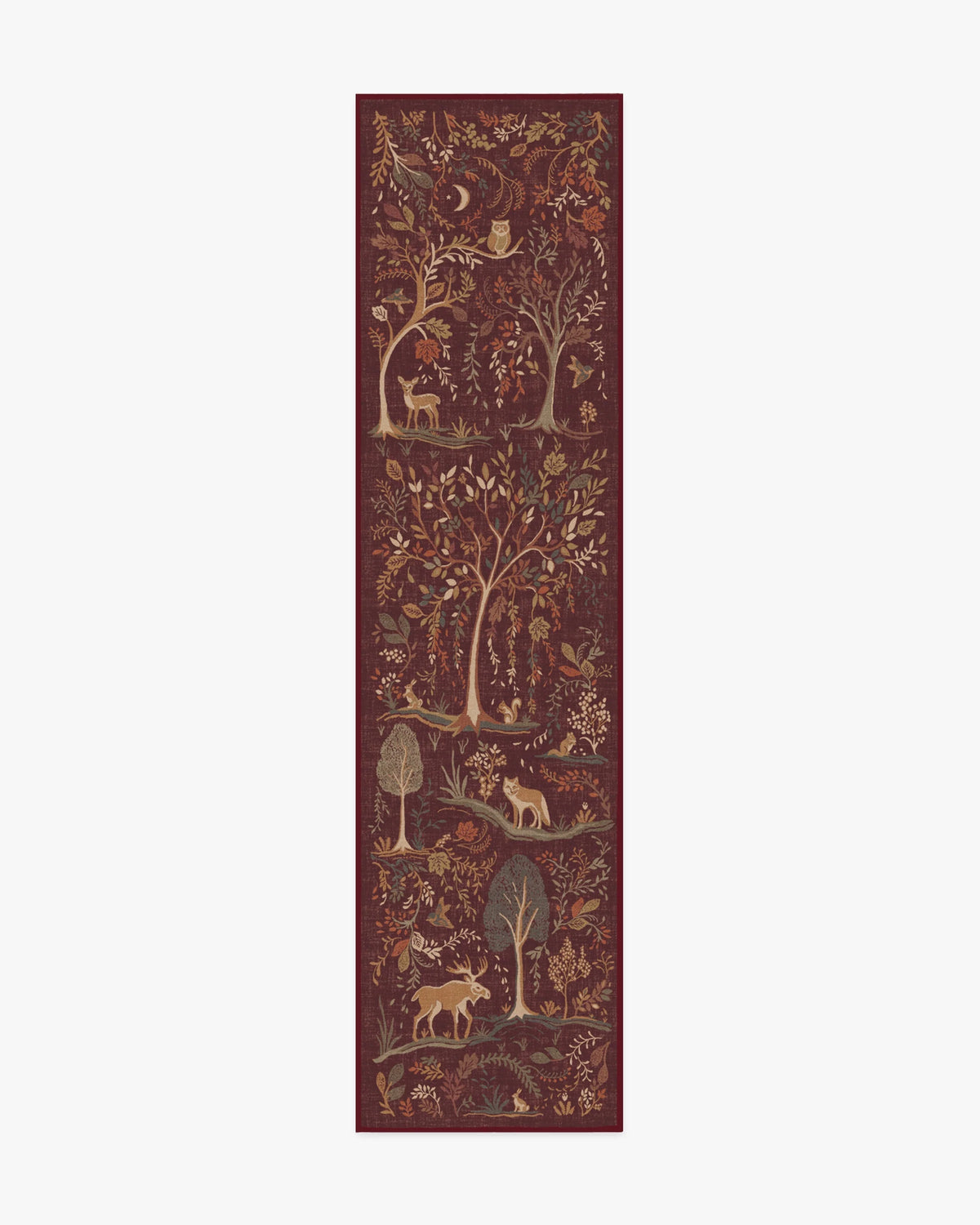 Wilder Burgundy Multicolor Rug