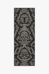 Dark Side Damask Charcoal Rug