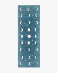 To The Moon And Back Soft Teal Rug by Humberto Leon