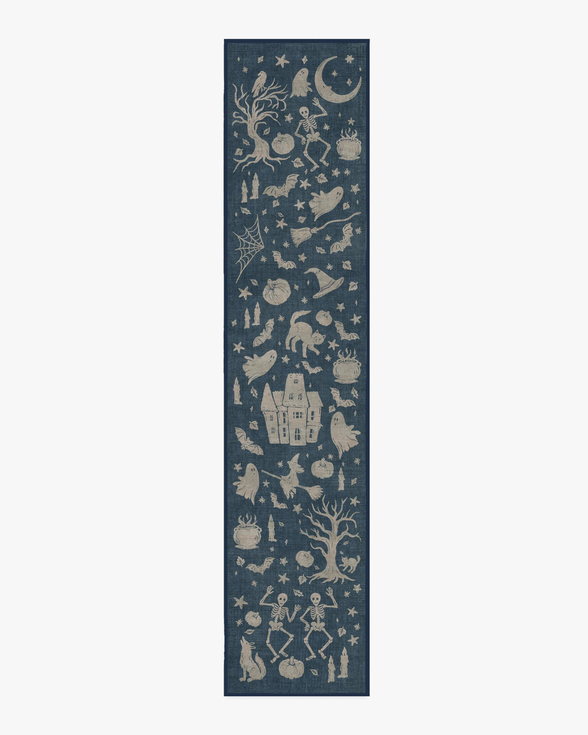 Moonlit Creatures Navy Rug