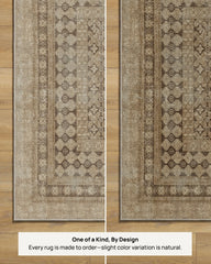 Alder Rust Red & Blue Rug