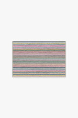 Multi Stripe Polychrome Rug