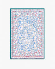 Wendy Animal Border Blue & Pink Rug by Humberto Leon