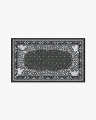 Humberto's Bandana Soft Black Rug by Humberto Leon