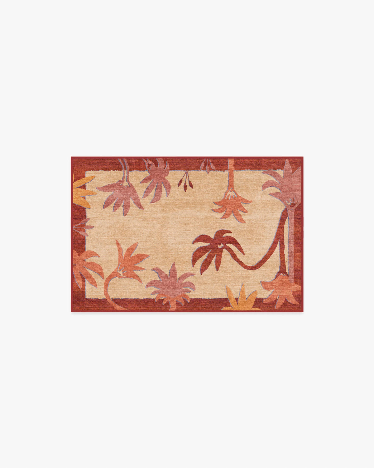 Sabal Cream & Sunset Rug by Jungalow