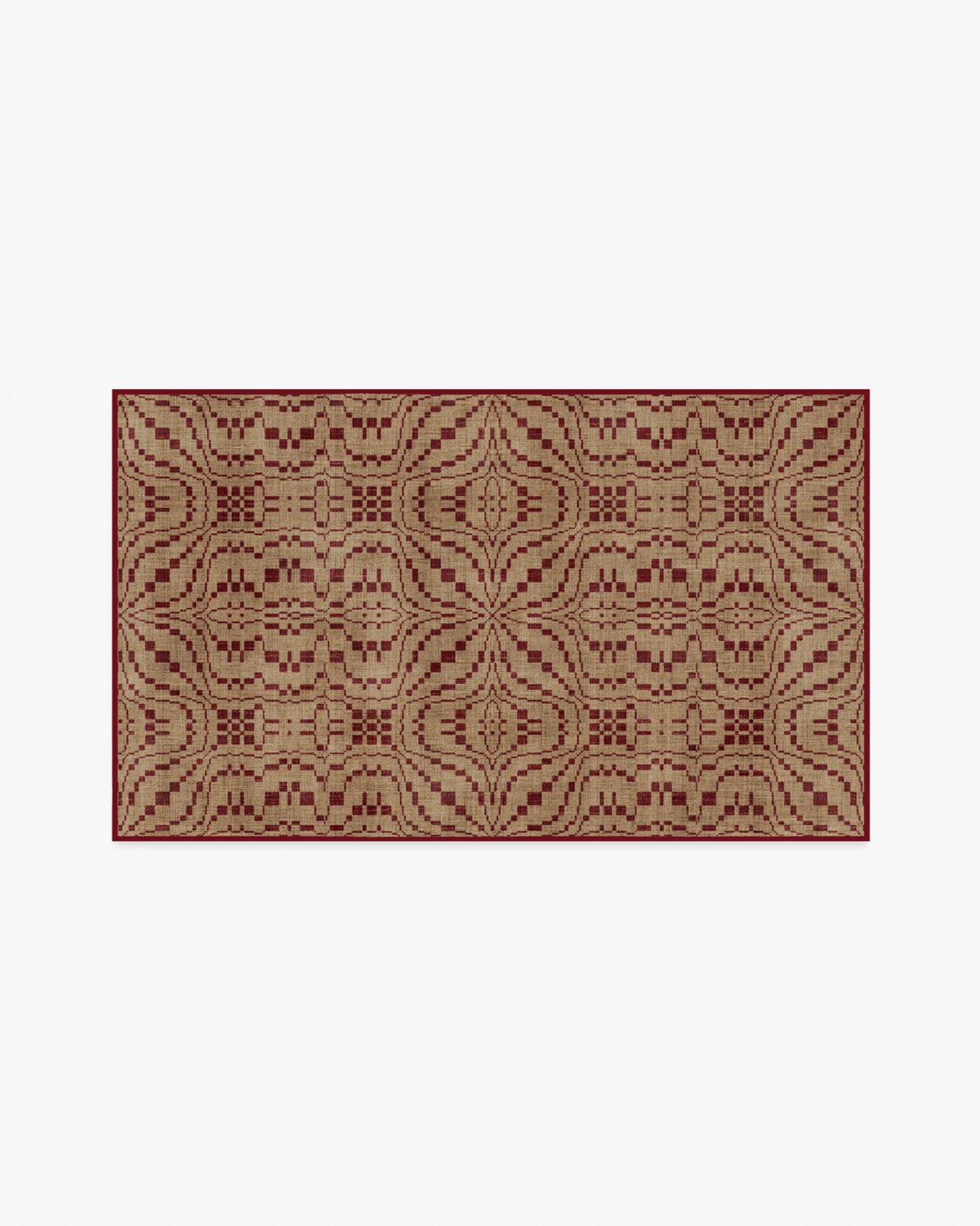 Hearthstone Natural & Amber Rug